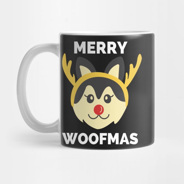 Merry Woofmas - Merry Woofmas Funny Merry Christmas Tree Dogs Lovers Owner Gift For Women Men by Famgift